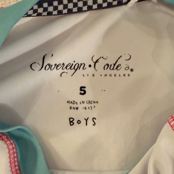 Sovereign Code Blue and Red Pirate Rashguard Set - Picture 3 of 12